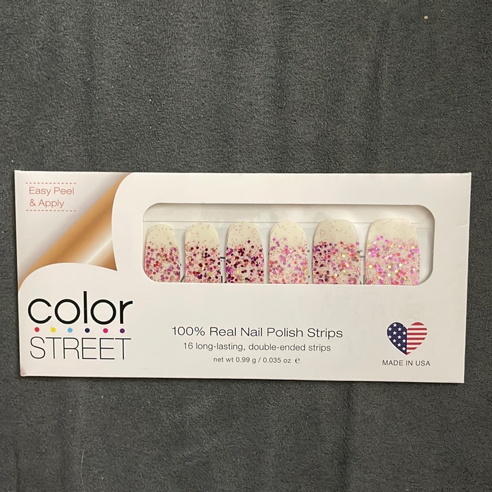 Color Street 100% Real Nail Polish Strips - Cannes-Fetti